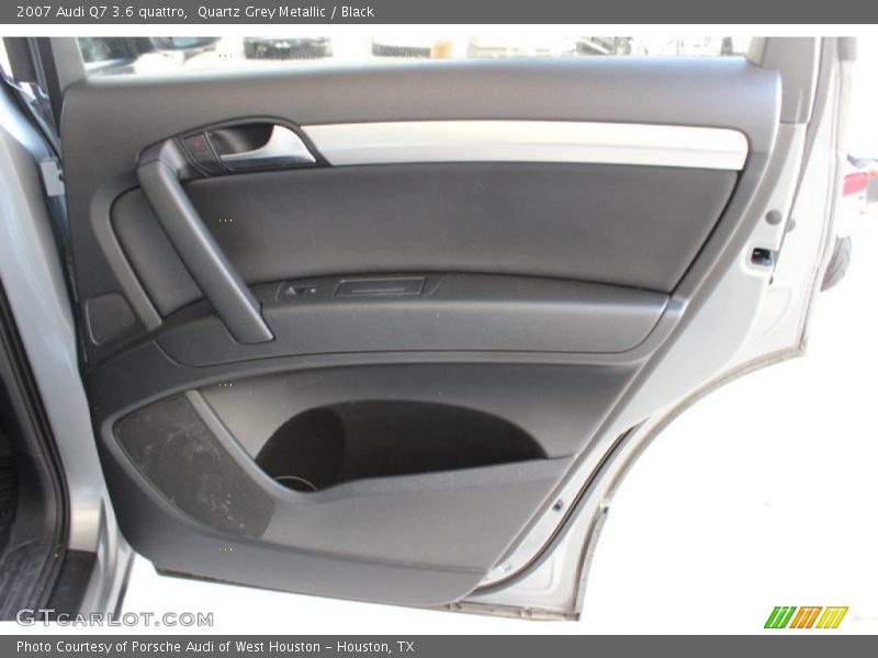 Quartz Grey Metallic / Black 2007 Audi Q7 3.6 quattro