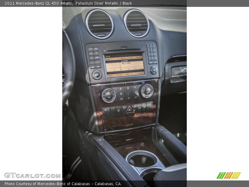 Palladium Silver Metallic / Black 2011 Mercedes-Benz GL 450 4Matic