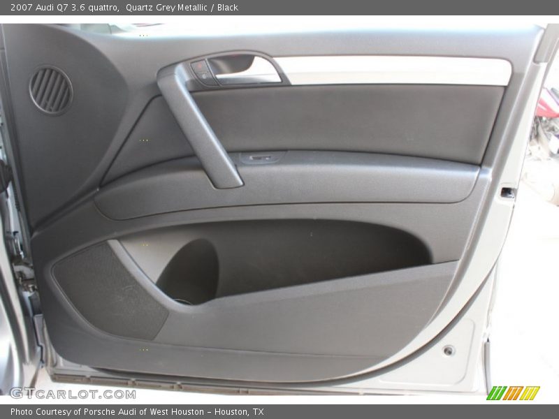 Quartz Grey Metallic / Black 2007 Audi Q7 3.6 quattro