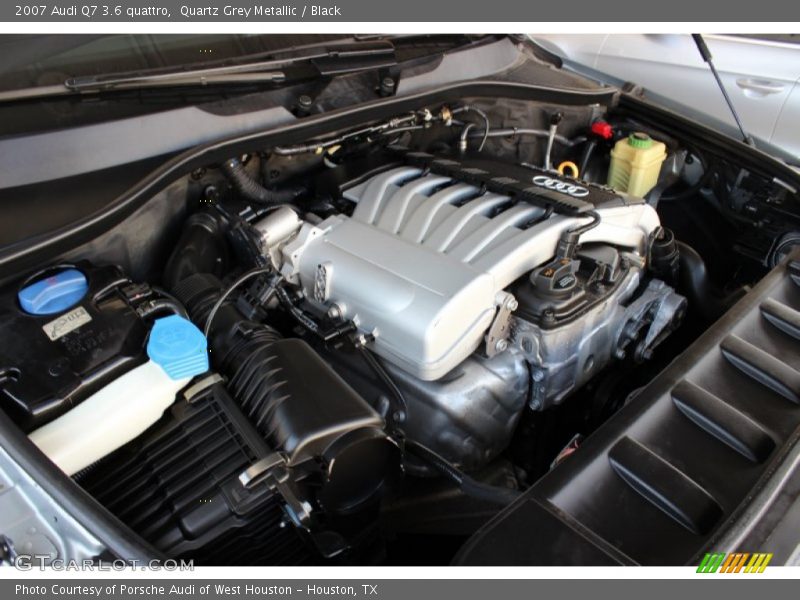 Quartz Grey Metallic / Black 2007 Audi Q7 3.6 quattro