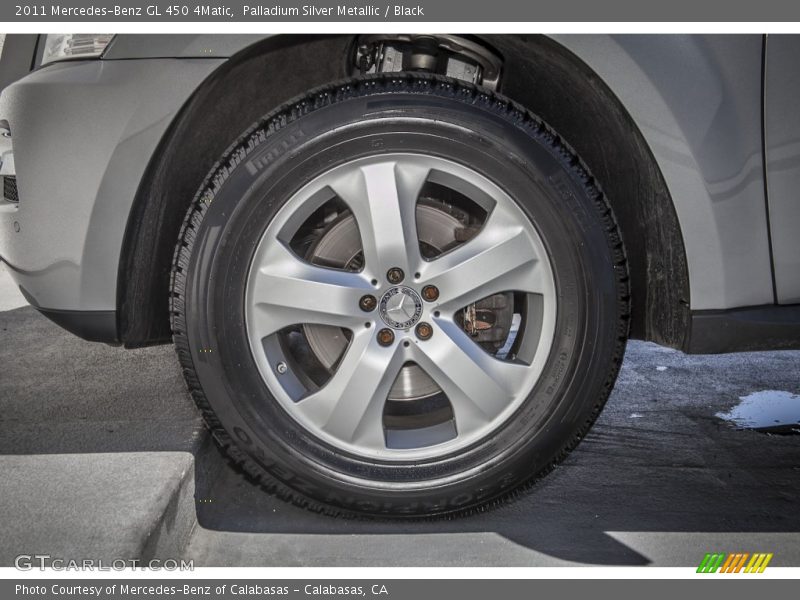 Palladium Silver Metallic / Black 2011 Mercedes-Benz GL 450 4Matic