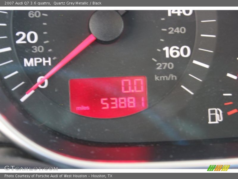 Quartz Grey Metallic / Black 2007 Audi Q7 3.6 quattro