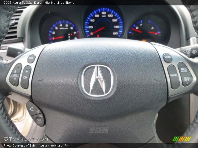 Desert Mist Metallic / Ebony 2005 Acura TL 3.2