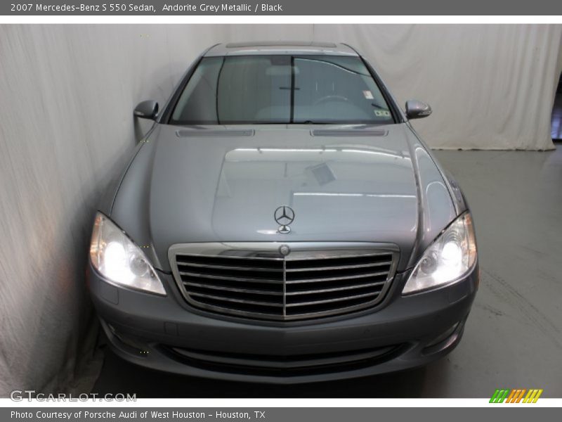 Andorite Grey Metallic / Black 2007 Mercedes-Benz S 550 Sedan