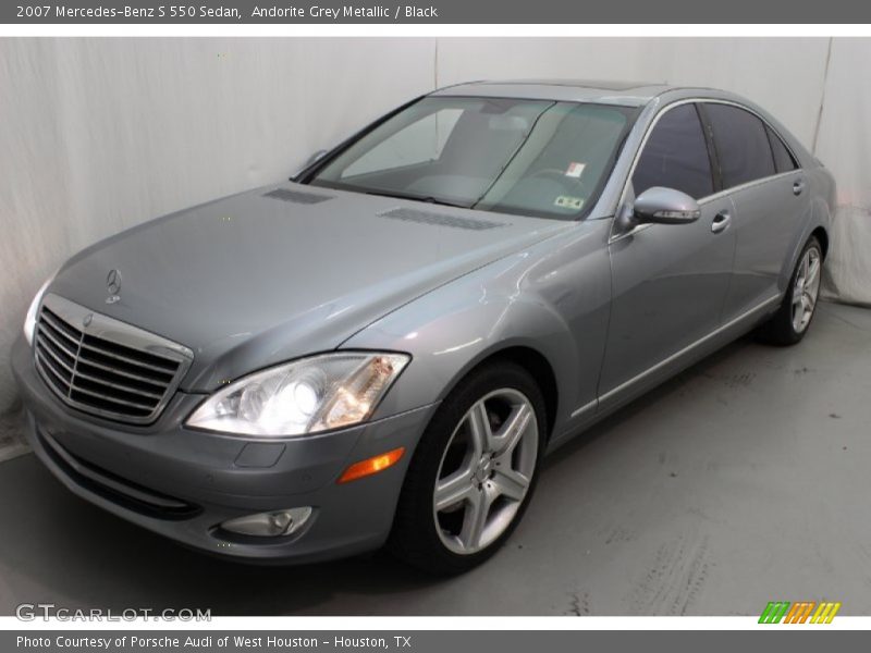 Andorite Grey Metallic / Black 2007 Mercedes-Benz S 550 Sedan