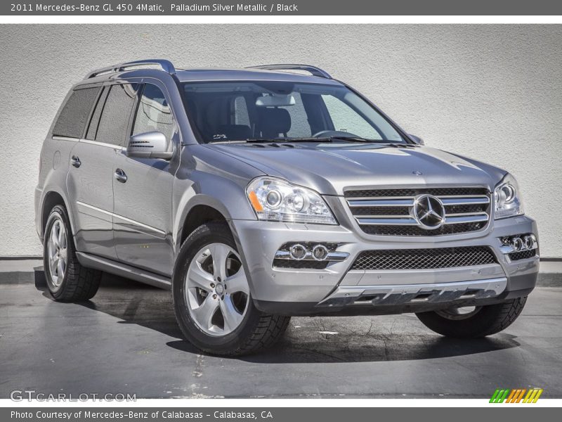 Palladium Silver Metallic / Black 2011 Mercedes-Benz GL 450 4Matic