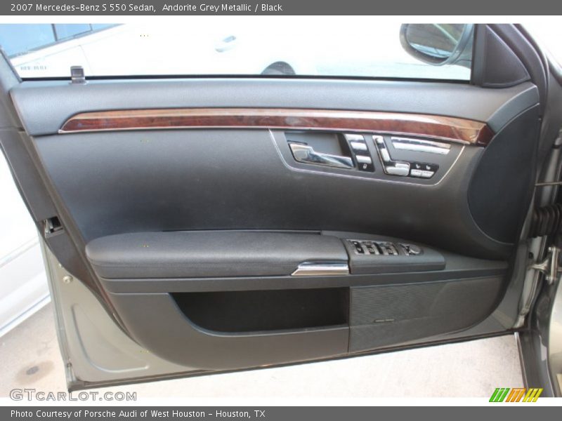 Andorite Grey Metallic / Black 2007 Mercedes-Benz S 550 Sedan