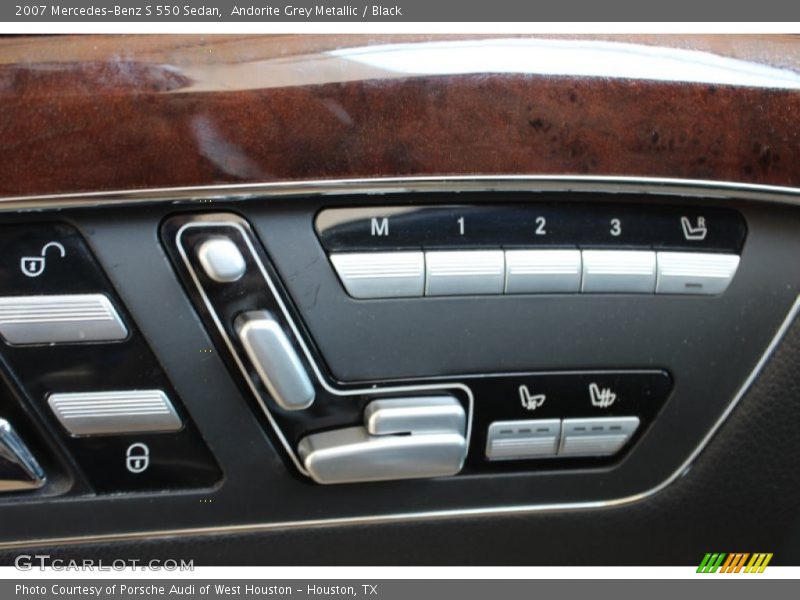Andorite Grey Metallic / Black 2007 Mercedes-Benz S 550 Sedan