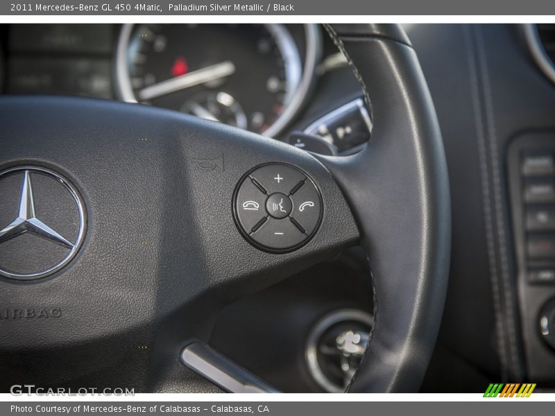 Palladium Silver Metallic / Black 2011 Mercedes-Benz GL 450 4Matic