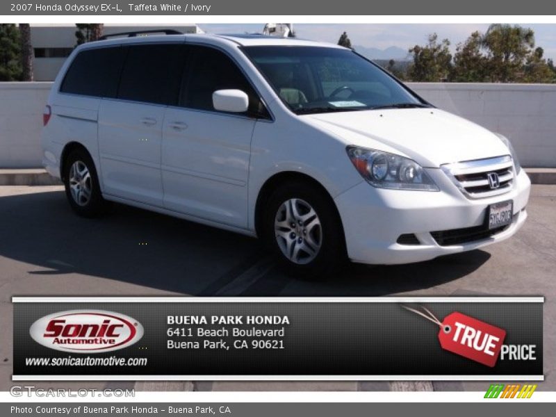 Taffeta White / Ivory 2007 Honda Odyssey EX-L