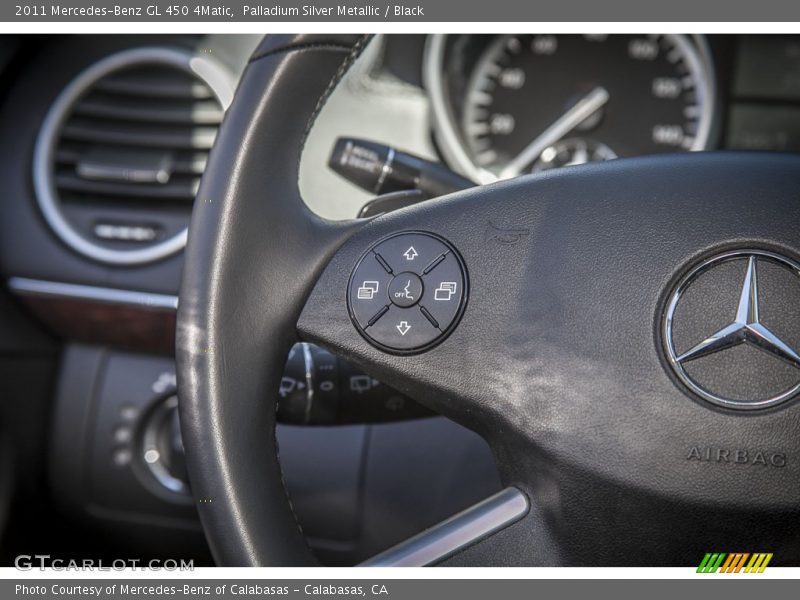 Palladium Silver Metallic / Black 2011 Mercedes-Benz GL 450 4Matic