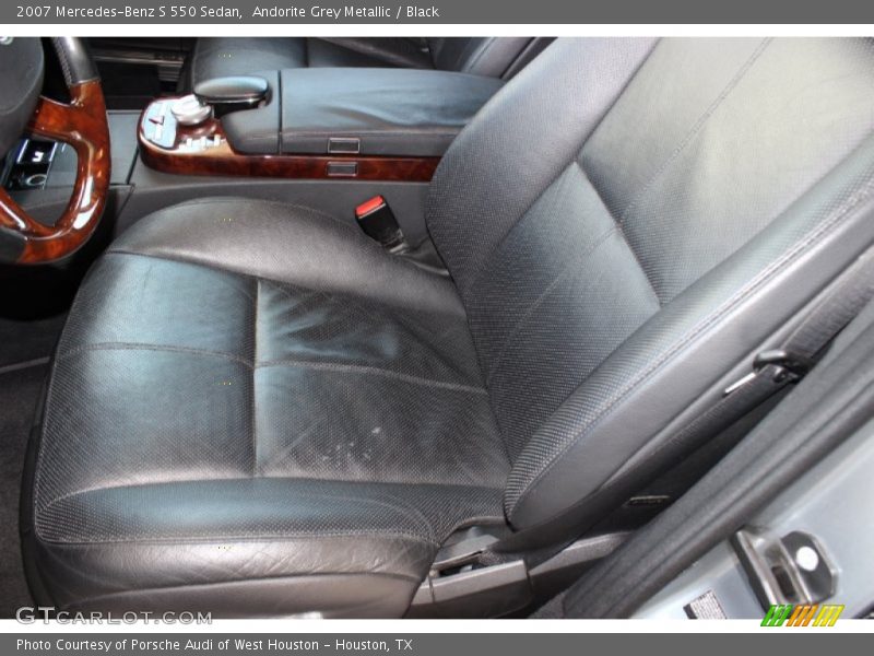 Andorite Grey Metallic / Black 2007 Mercedes-Benz S 550 Sedan