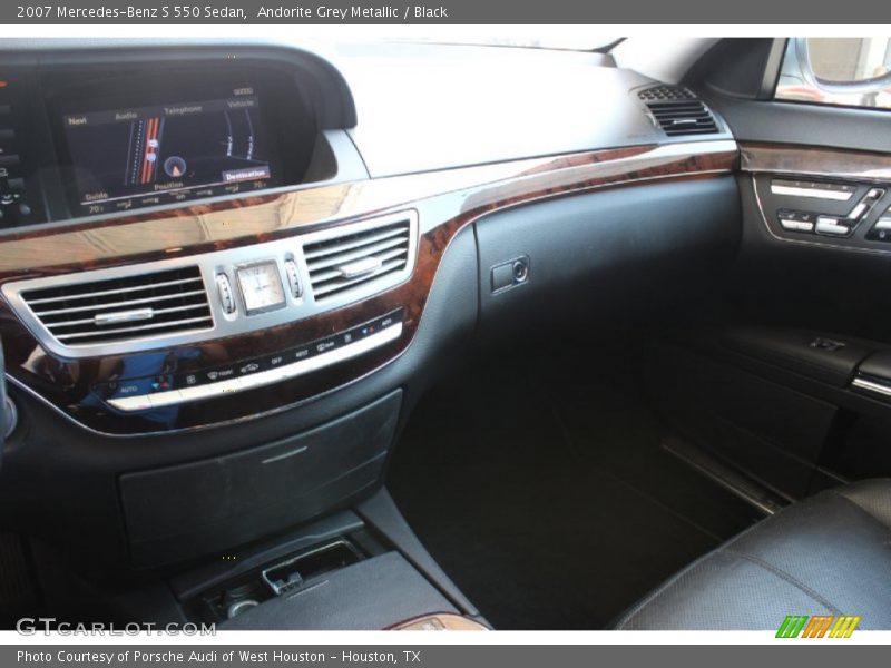 Andorite Grey Metallic / Black 2007 Mercedes-Benz S 550 Sedan