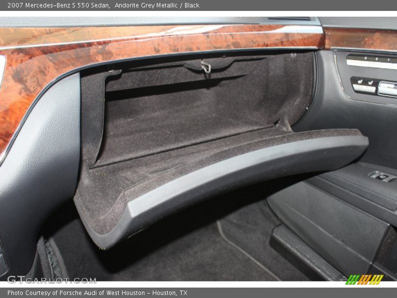 Andorite Grey Metallic / Black 2007 Mercedes-Benz S 550 Sedan