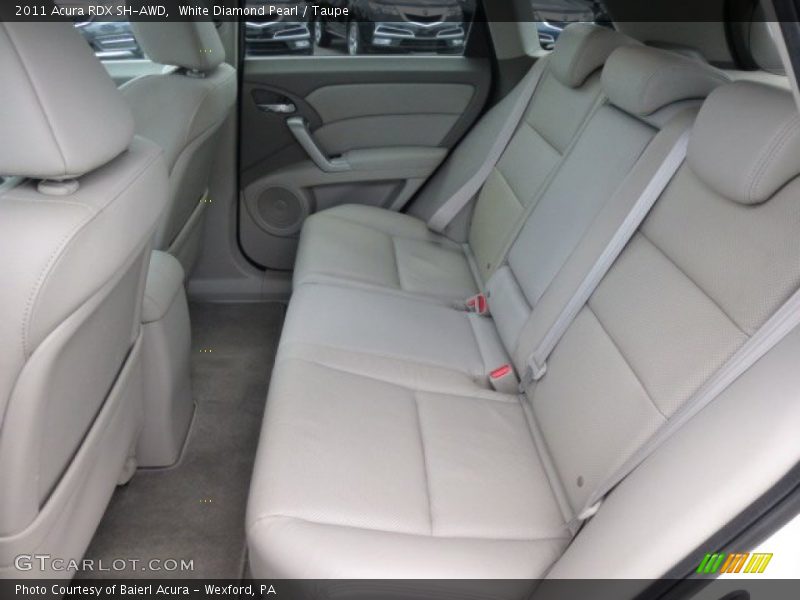 White Diamond Pearl / Taupe 2011 Acura RDX SH-AWD