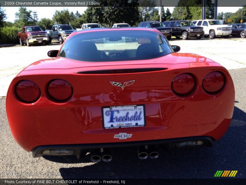 Victory Red / Ebony 2009 Chevrolet Corvette Coupe