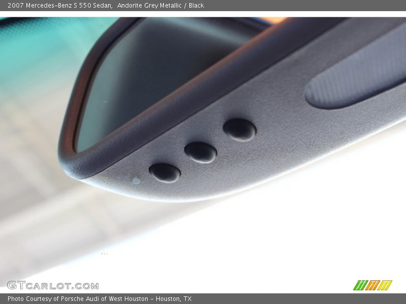 Andorite Grey Metallic / Black 2007 Mercedes-Benz S 550 Sedan
