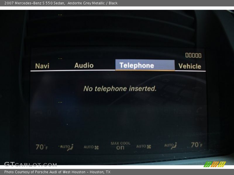 Andorite Grey Metallic / Black 2007 Mercedes-Benz S 550 Sedan