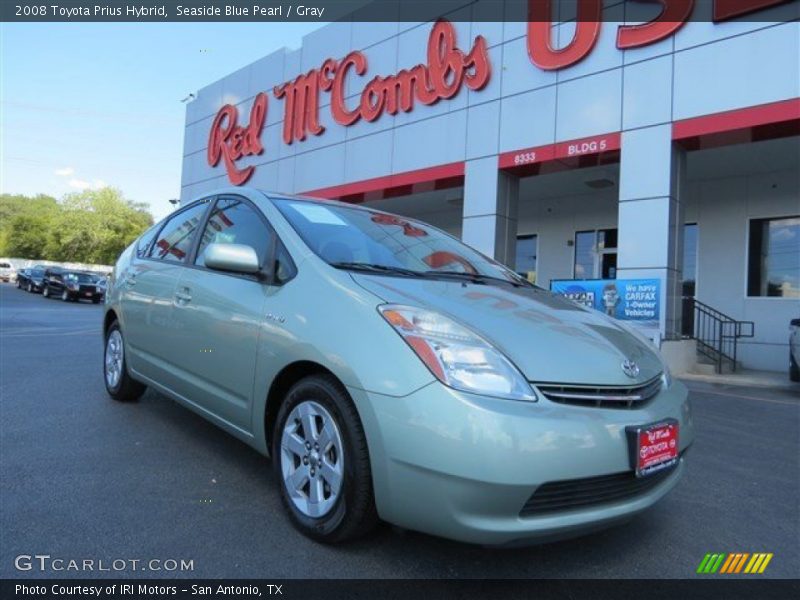 Seaside Blue Pearl / Gray 2008 Toyota Prius Hybrid