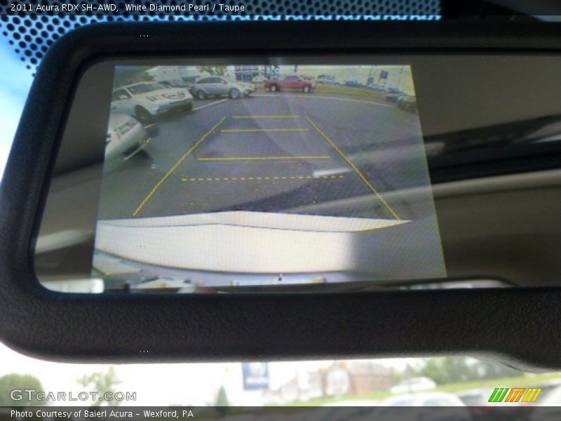 White Diamond Pearl / Taupe 2011 Acura RDX SH-AWD