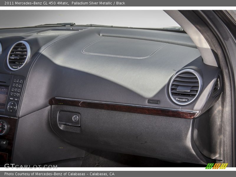 Palladium Silver Metallic / Black 2011 Mercedes-Benz GL 450 4Matic