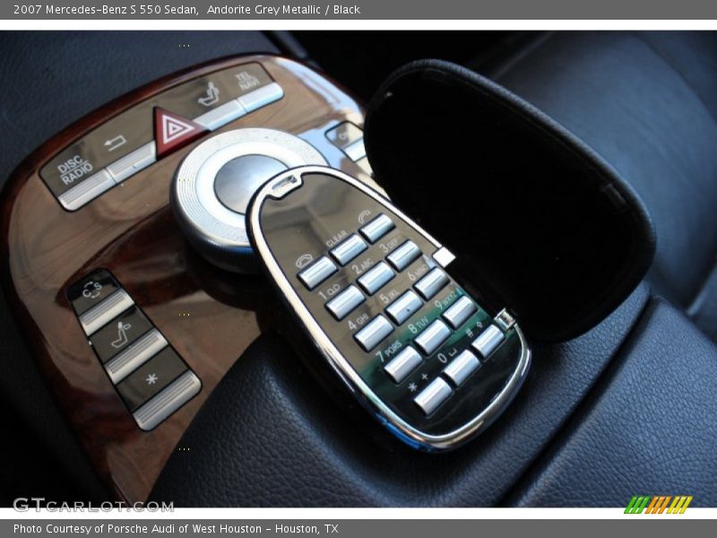 Andorite Grey Metallic / Black 2007 Mercedes-Benz S 550 Sedan