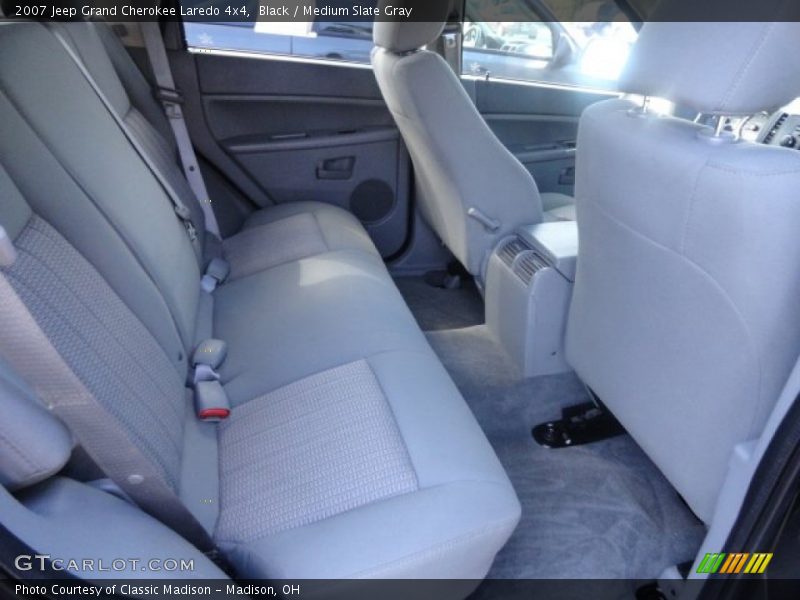 Black / Medium Slate Gray 2007 Jeep Grand Cherokee Laredo 4x4