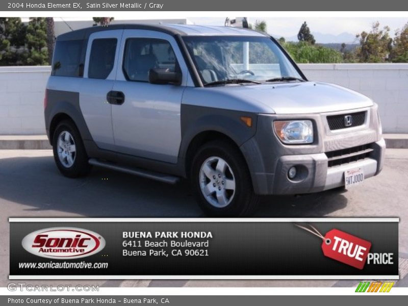 Satin Silver Metallic / Gray 2004 Honda Element EX