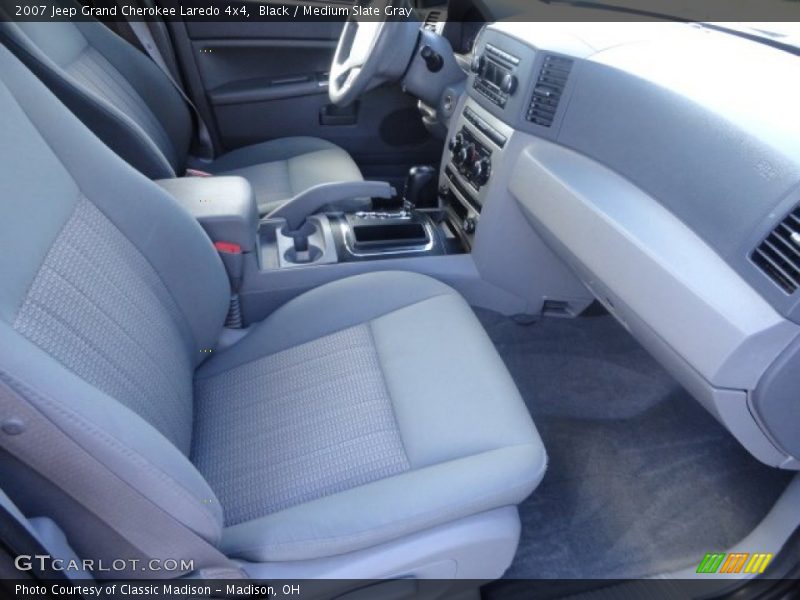 Black / Medium Slate Gray 2007 Jeep Grand Cherokee Laredo 4x4