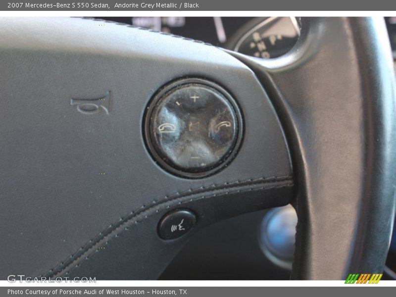 Andorite Grey Metallic / Black 2007 Mercedes-Benz S 550 Sedan