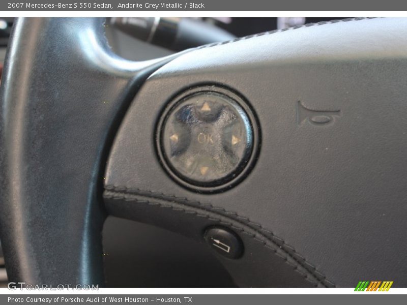 Andorite Grey Metallic / Black 2007 Mercedes-Benz S 550 Sedan