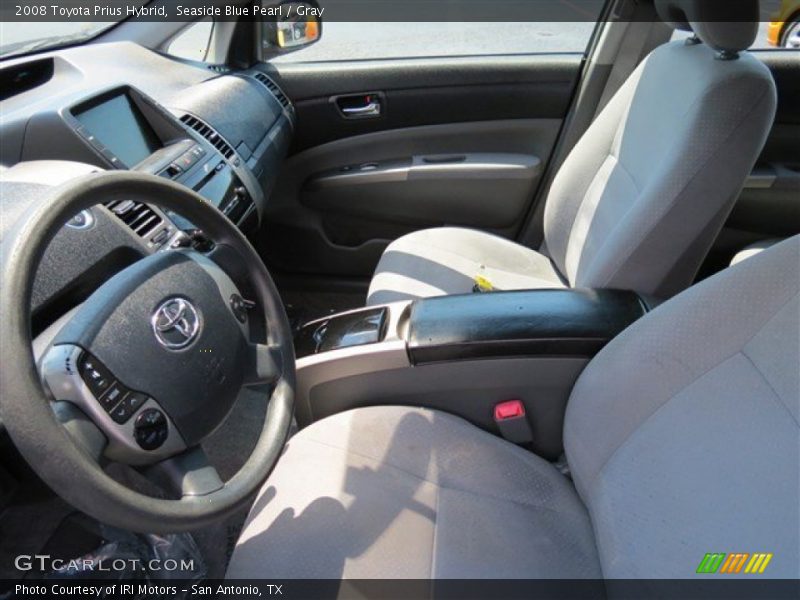 Seaside Blue Pearl / Gray 2008 Toyota Prius Hybrid