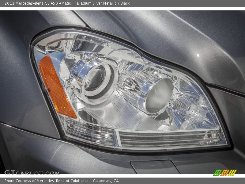 Palladium Silver Metallic / Black 2011 Mercedes-Benz GL 450 4Matic
