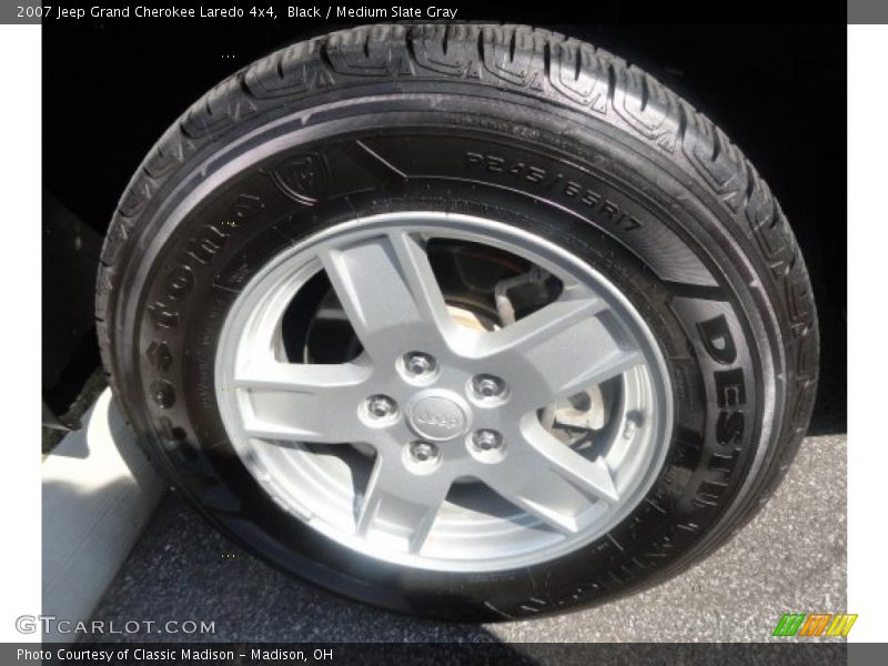Black / Medium Slate Gray 2007 Jeep Grand Cherokee Laredo 4x4