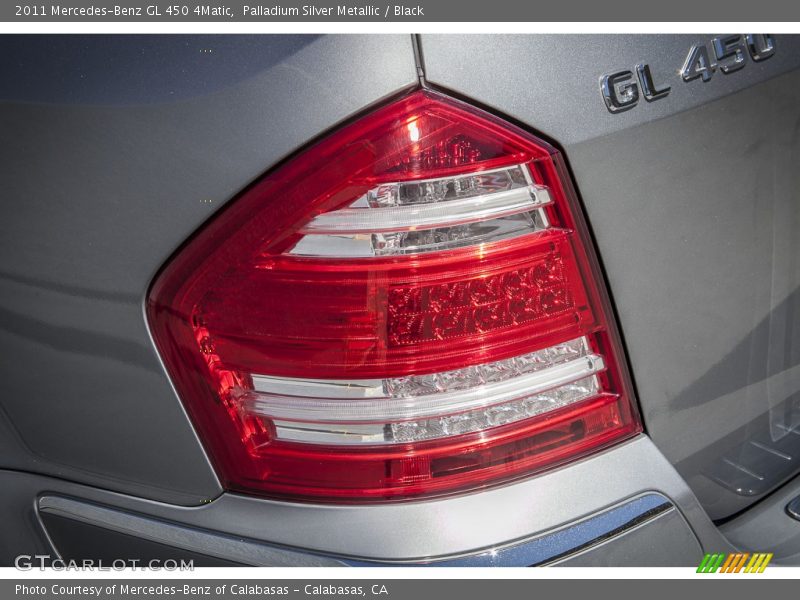 Palladium Silver Metallic / Black 2011 Mercedes-Benz GL 450 4Matic