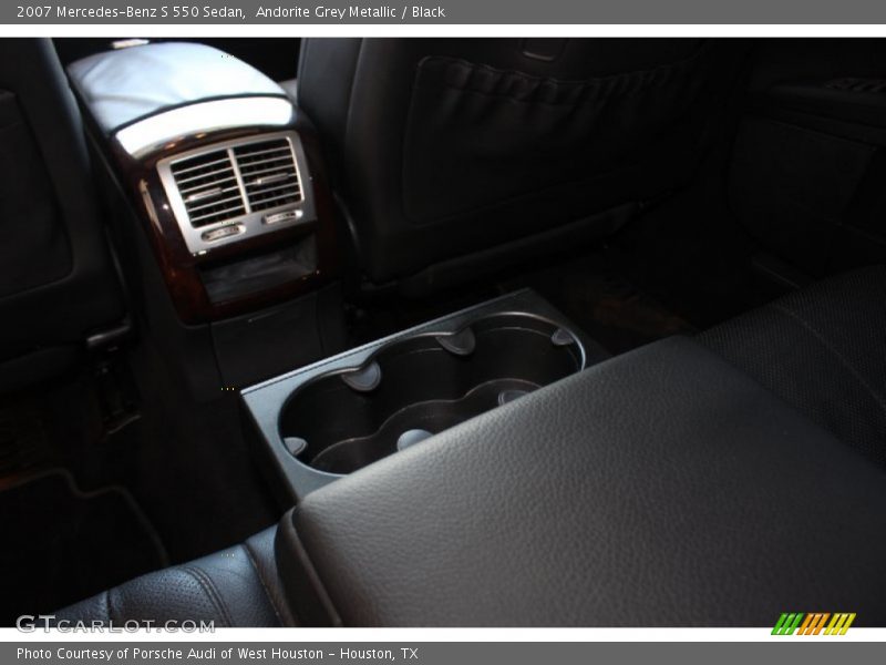 Andorite Grey Metallic / Black 2007 Mercedes-Benz S 550 Sedan