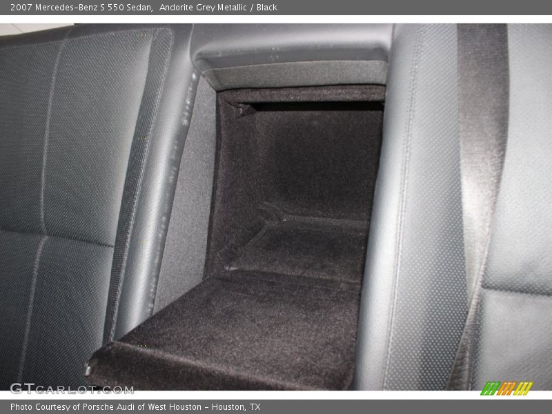 Andorite Grey Metallic / Black 2007 Mercedes-Benz S 550 Sedan