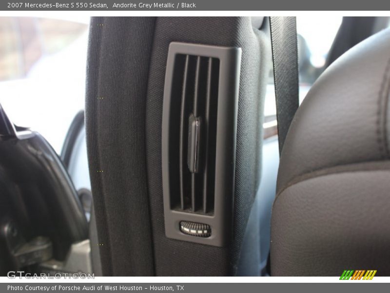 Andorite Grey Metallic / Black 2007 Mercedes-Benz S 550 Sedan
