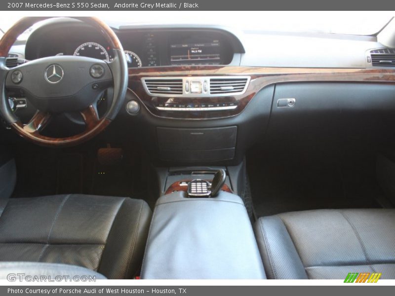 Andorite Grey Metallic / Black 2007 Mercedes-Benz S 550 Sedan