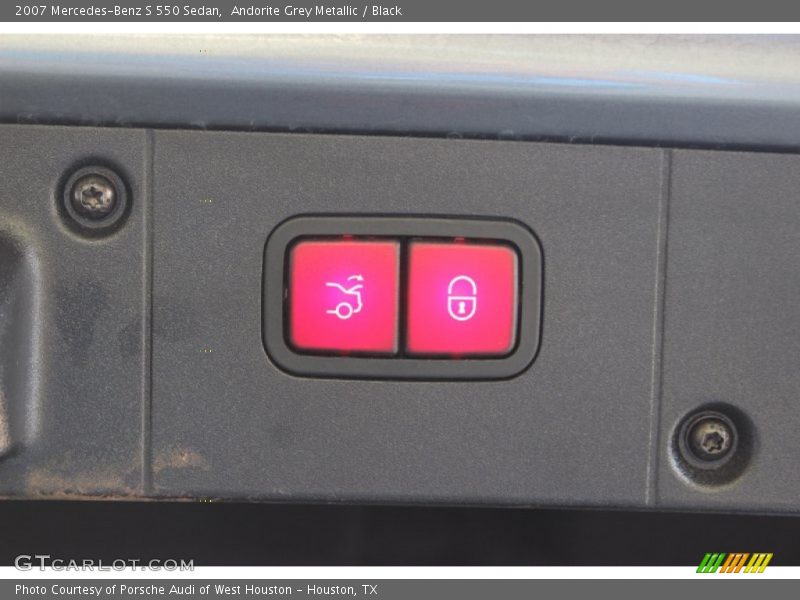 Andorite Grey Metallic / Black 2007 Mercedes-Benz S 550 Sedan