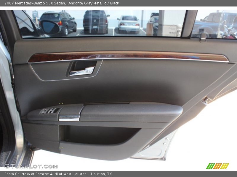 Andorite Grey Metallic / Black 2007 Mercedes-Benz S 550 Sedan