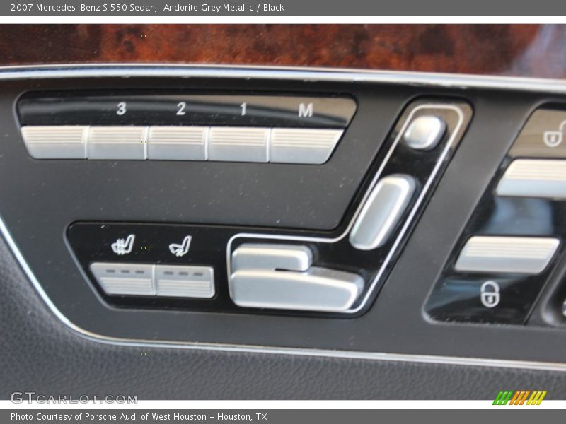 Andorite Grey Metallic / Black 2007 Mercedes-Benz S 550 Sedan