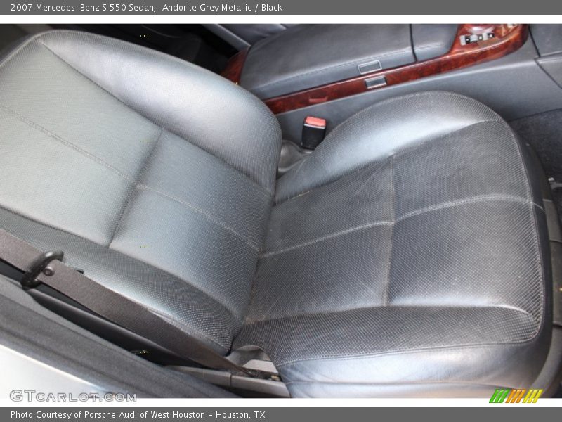 Andorite Grey Metallic / Black 2007 Mercedes-Benz S 550 Sedan