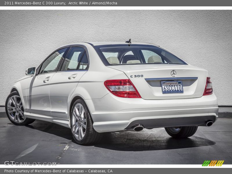 Arctic White / Almond/Mocha 2011 Mercedes-Benz C 300 Luxury