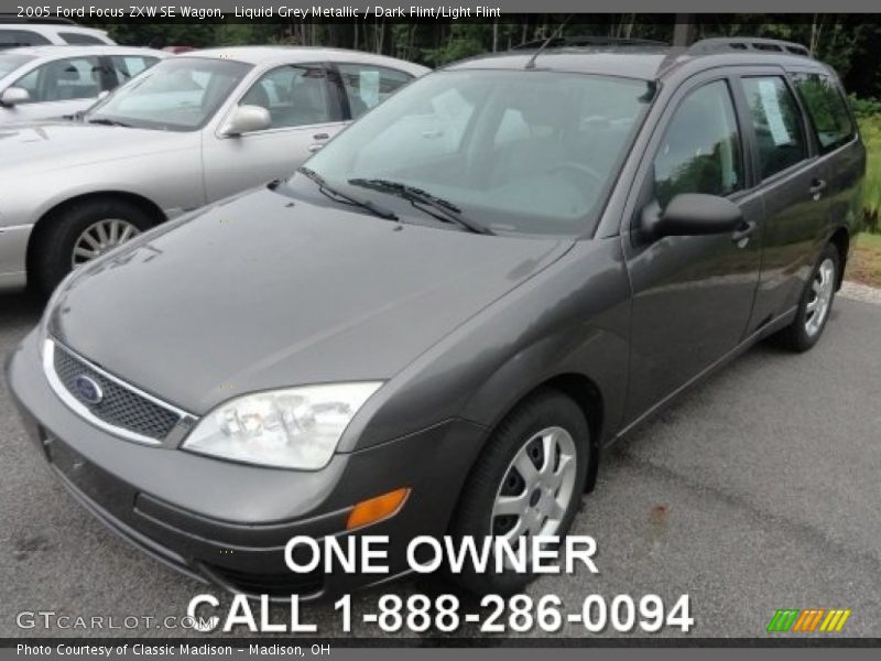 Liquid Grey Metallic / Dark Flint/Light Flint 2005 Ford Focus ZXW SE Wagon