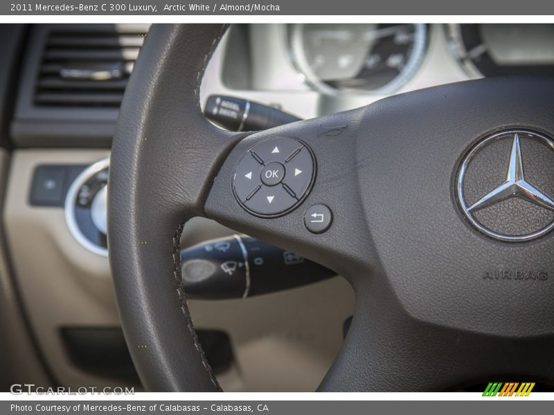 Arctic White / Almond/Mocha 2011 Mercedes-Benz C 300 Luxury
