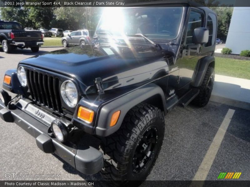 Black Clearcoat / Dark Slate Gray 2003 Jeep Wrangler Sport 4x4