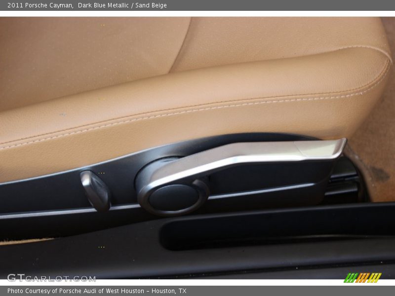 Dark Blue Metallic / Sand Beige 2011 Porsche Cayman