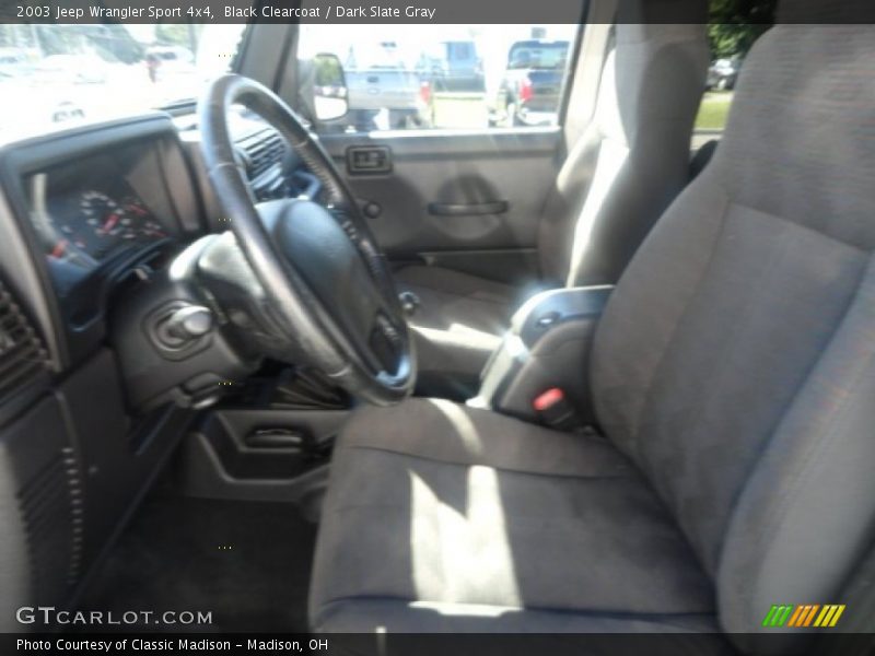 Black Clearcoat / Dark Slate Gray 2003 Jeep Wrangler Sport 4x4