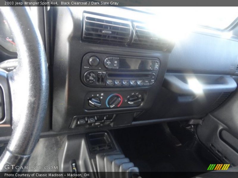 Black Clearcoat / Dark Slate Gray 2003 Jeep Wrangler Sport 4x4
